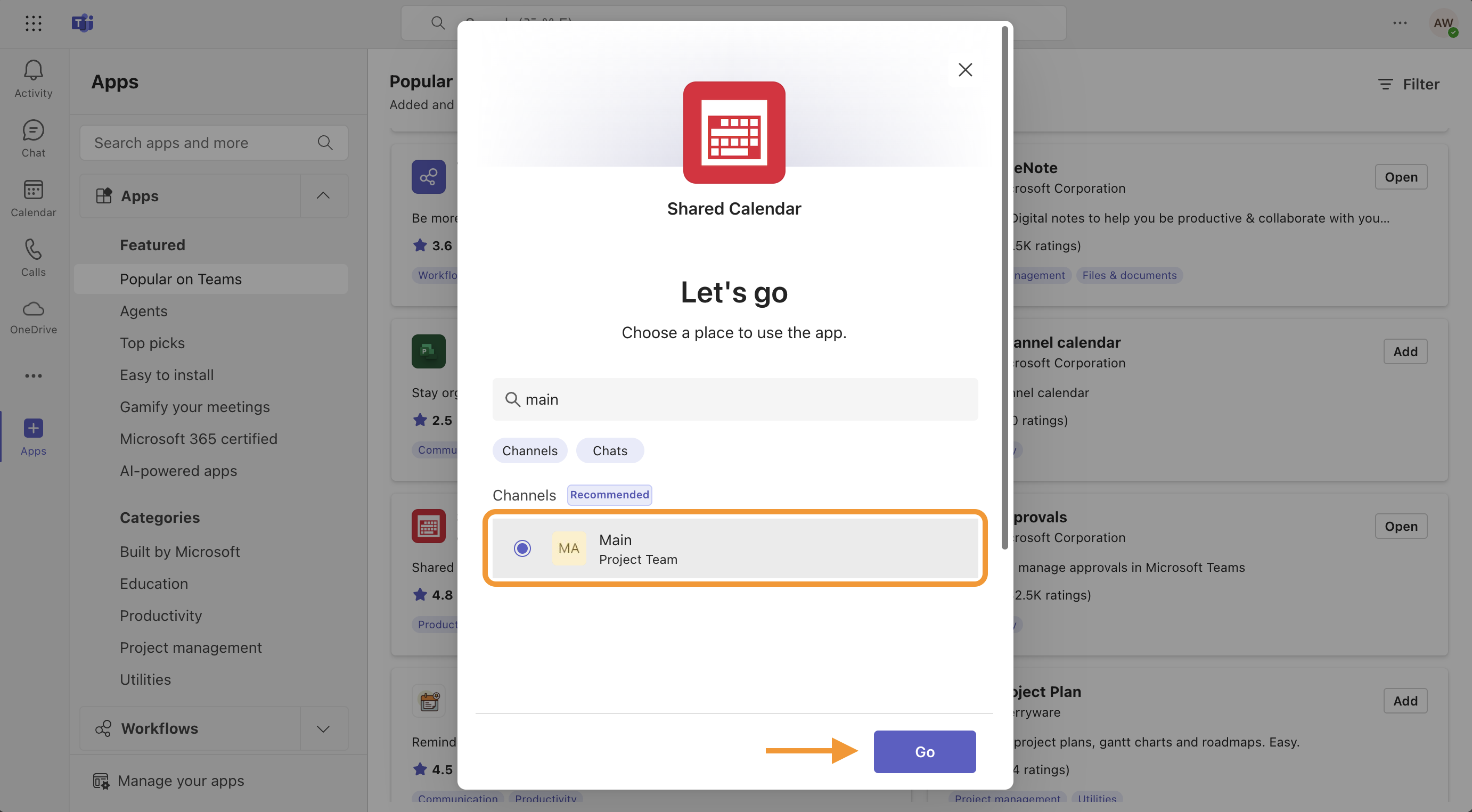 How to create a Shared Calendar in Microsoft Teams (2/3)